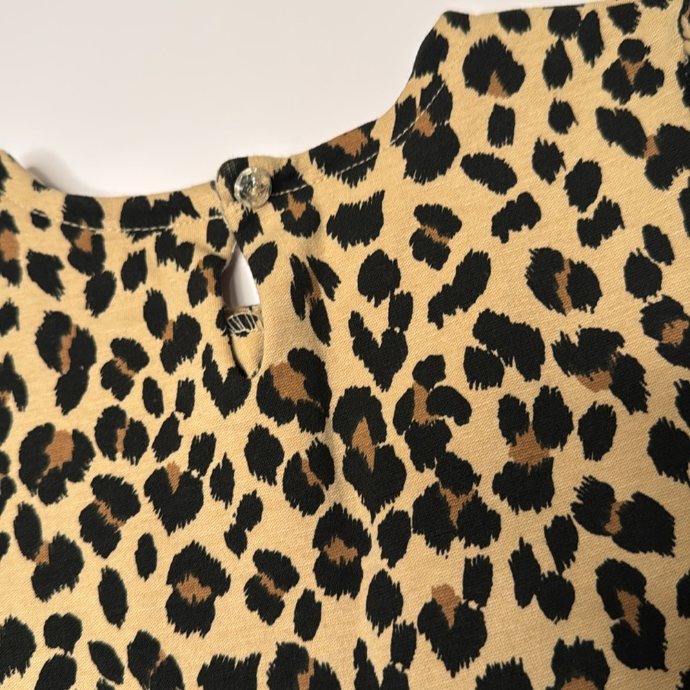 Old Navy Leopard Print Kids Dress - Picture 4 of 7